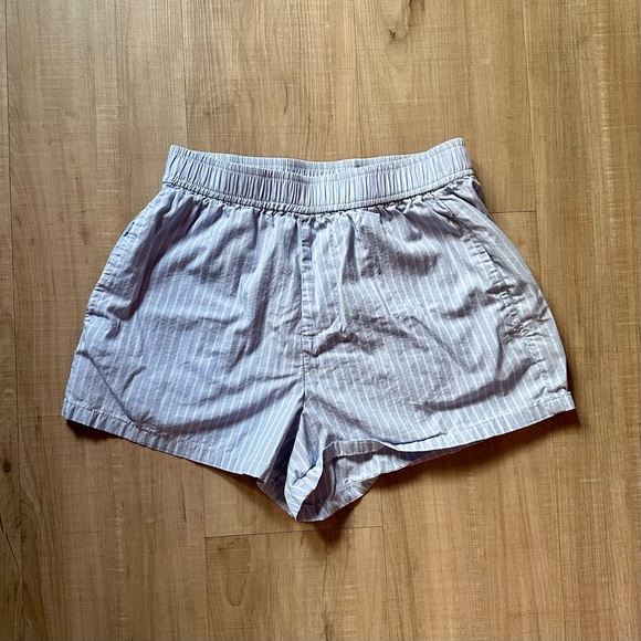 GARAGE Stripe Poplin Shorts - Picture 2 of 6